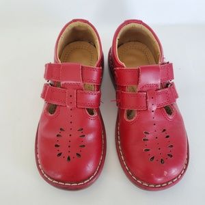 Girls Red School Shoes